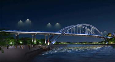 【浙江】舟山江南大橋亮化工程 光臣洗墻燈閃耀登場!