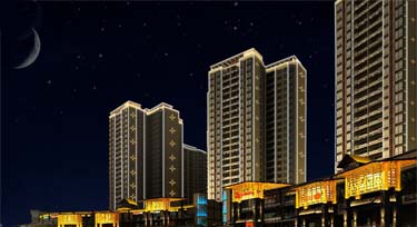 恭喜鄭州甘總憑借光臣線條燈拿下大型小區(qū)亮化項目