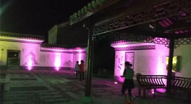 光臣大功率投光燈讓寂靜的村莊變得熱鬧非凡！