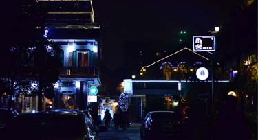 活化古村落 LED亮化工程走進城中村