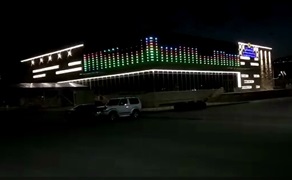 哈薩克斯坦DMX512全彩點(diǎn)光源亮化項(xiàng)目順利亮燈