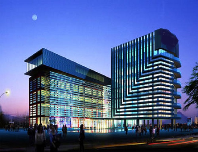 樓體亮化效果 樓體亮化效果